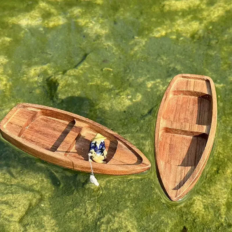 Handmade Wooden Boat Mini Floa - Aquarium Driftwood review and price