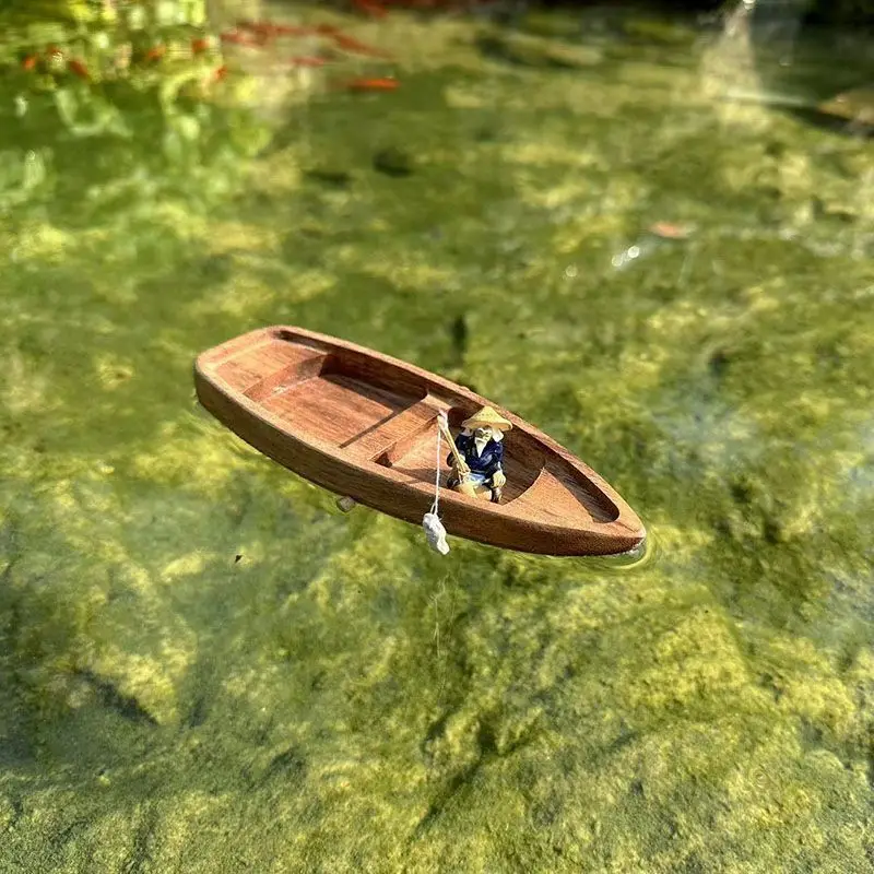 Handmade Wooden Boat Mini Floa - Aquarium Driftwood review and price
