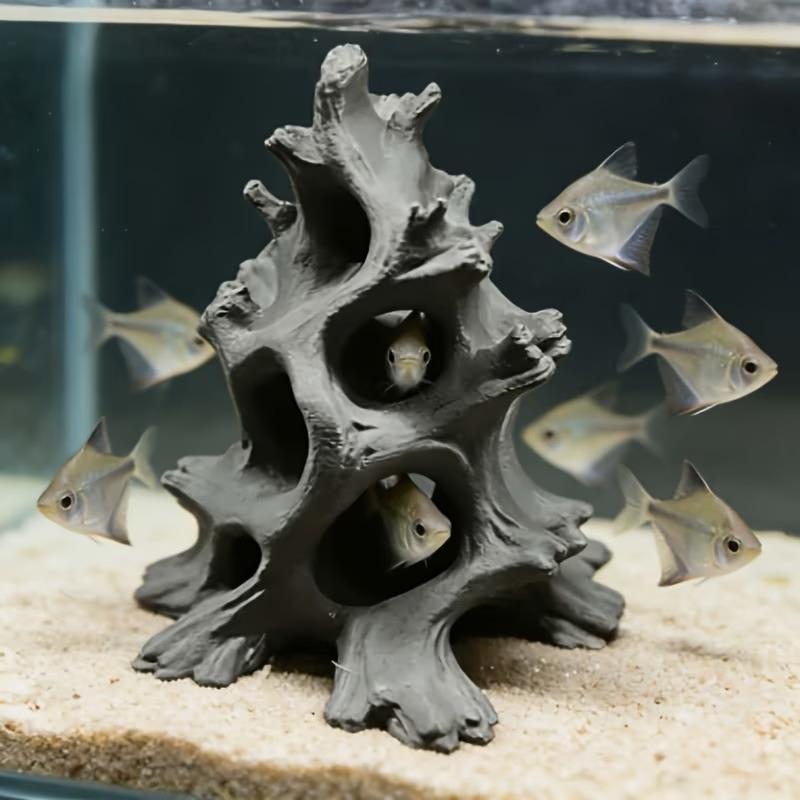 Hidden Multi-Hole Natural Drif - Aquarium Driftwood review and price